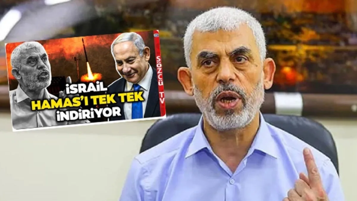 CHP yandaşı Sözcü’den skandal Yahya Sinvar manşeti: İsrail Hamas’ı tek tek indiriyor!
