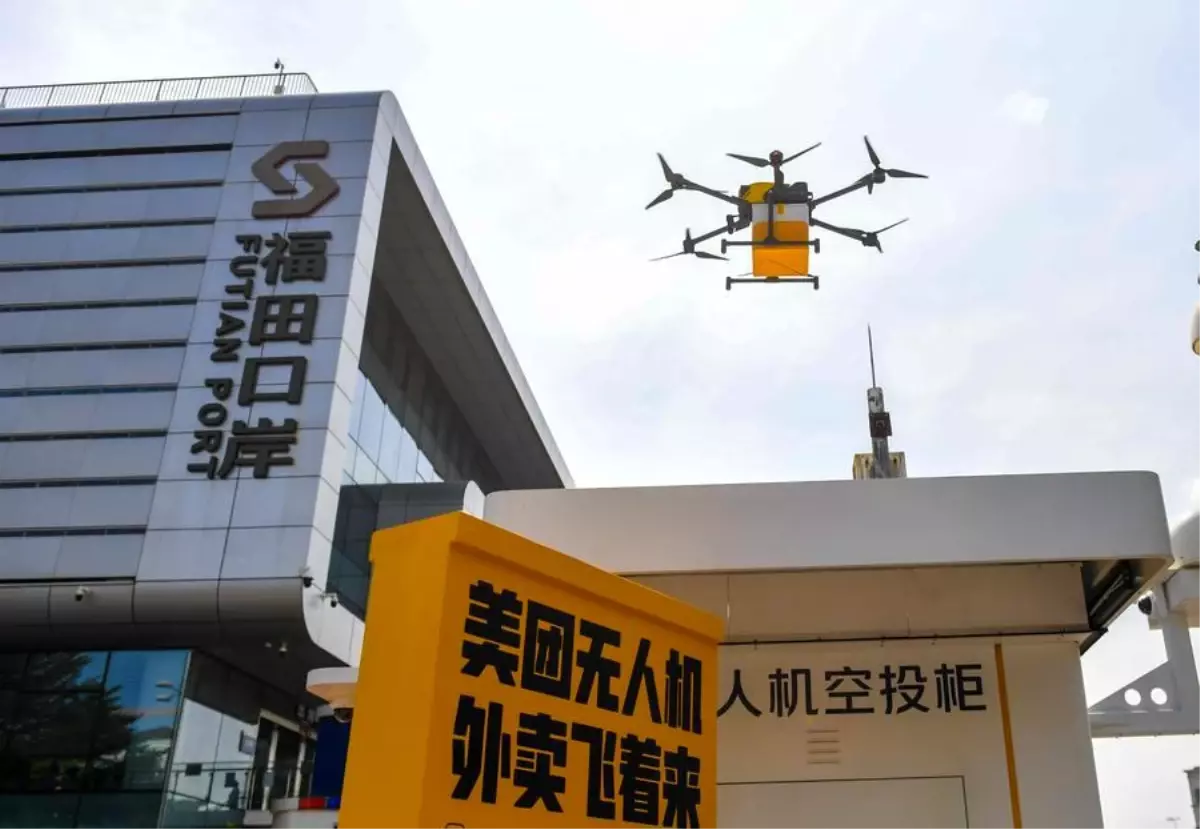 Shenzhen’de İlk Drone Teslimat Rotası Başladı